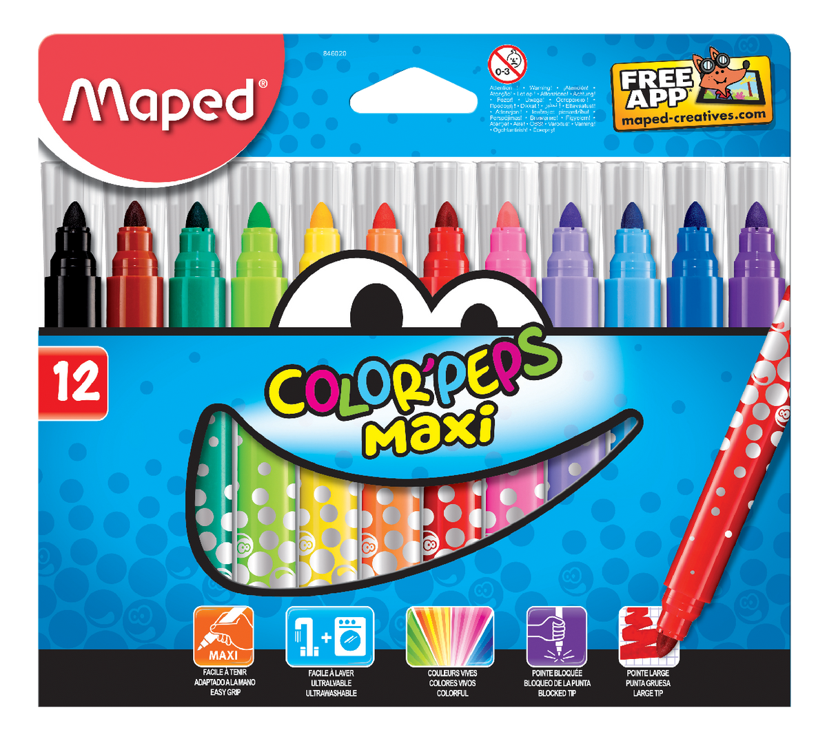 Maped Carioci Maxi 12 culori/ Set