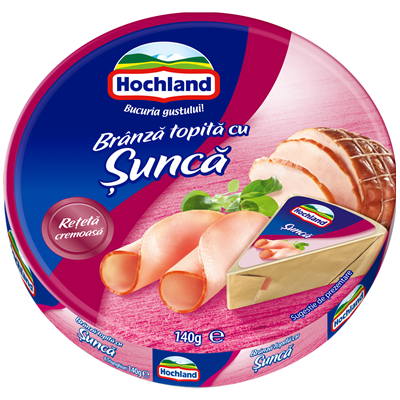 Hochland Branza Topita Triunghiuri Sunca 140 g