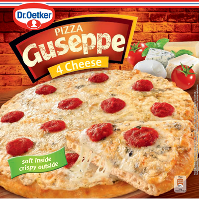 Dr.Oetker Guseppe Pizza 4 Tipuri de Branza 335 g ❄
