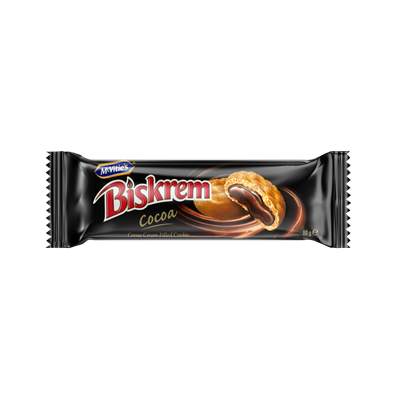 BISKREM Biscuiti cu Crema de Cacao 4 x 80 g - WALTI
