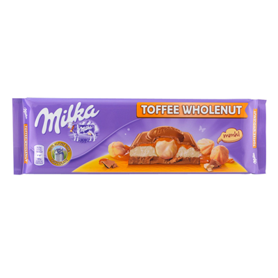 milka Ciocolata cu Alune si Caramel 300 g - WALTI
