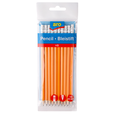 Creion HB cu Guma 10 bucati
