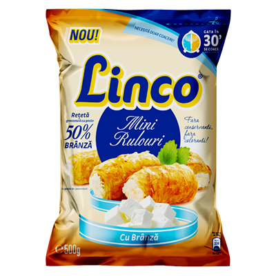 Linco Minirulouri cu Branza 500 g ❄