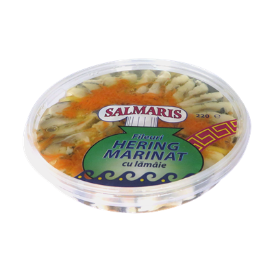 SALMARIS File Hering Marinat cu Lamaie 220 g