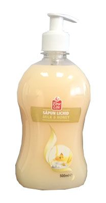 Fine Life Sapun Lichid Lapte & Miere 500 ml - WALTI