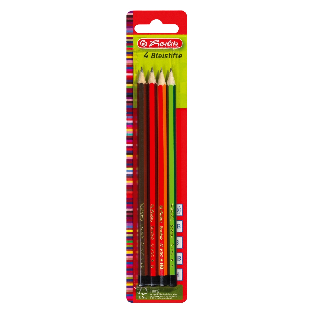 herlitz Creioane HB 4 bucati