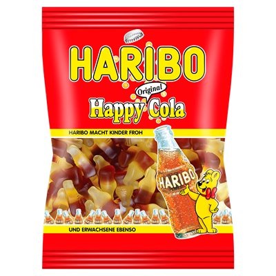 HARIBO Bomoane Gumate Happy Cola 100 g - WALTI
