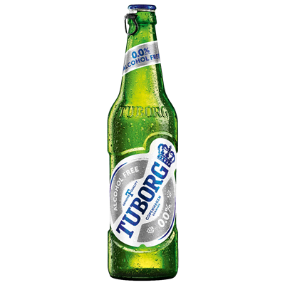 TUBORG Bere Blonda Fara Alcool Sticla Nereturnabile  0,5 L - WALTI