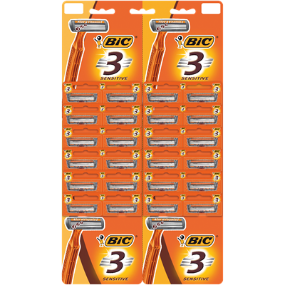 BiC Aparate de Ras 3 Lame Sensitive HC 24 bucati