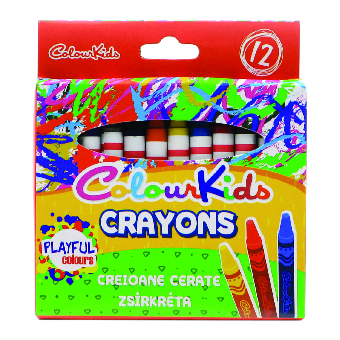COLOUR KIDS 12 Creioane Cerate