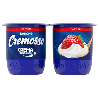 DANONE Cremosso Iaurt Capsuni 125 g