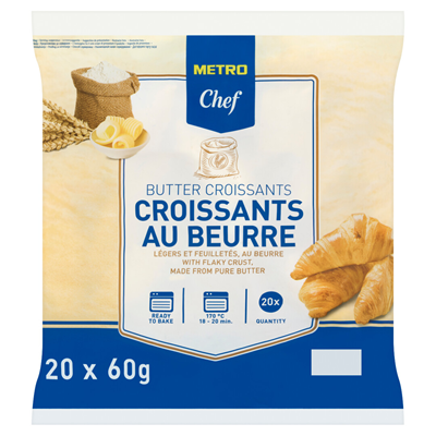 Croissant Unt Congelat 1,2 Kg