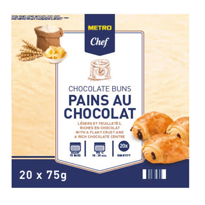 Pain Au Chocolat Congelat 1,5 Kg
