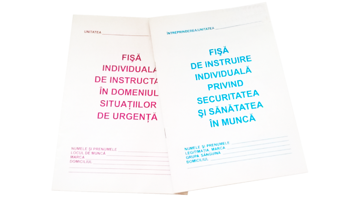 Fisa Individuala Instructaj SSM 5 bucati