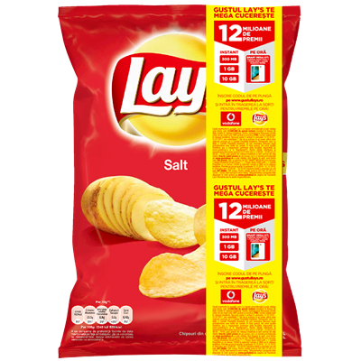 Lay's Chips Sare 125 g - WALTI
