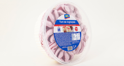 Tort Inghetata Vanilie si Fructe de Padure 1 Kg