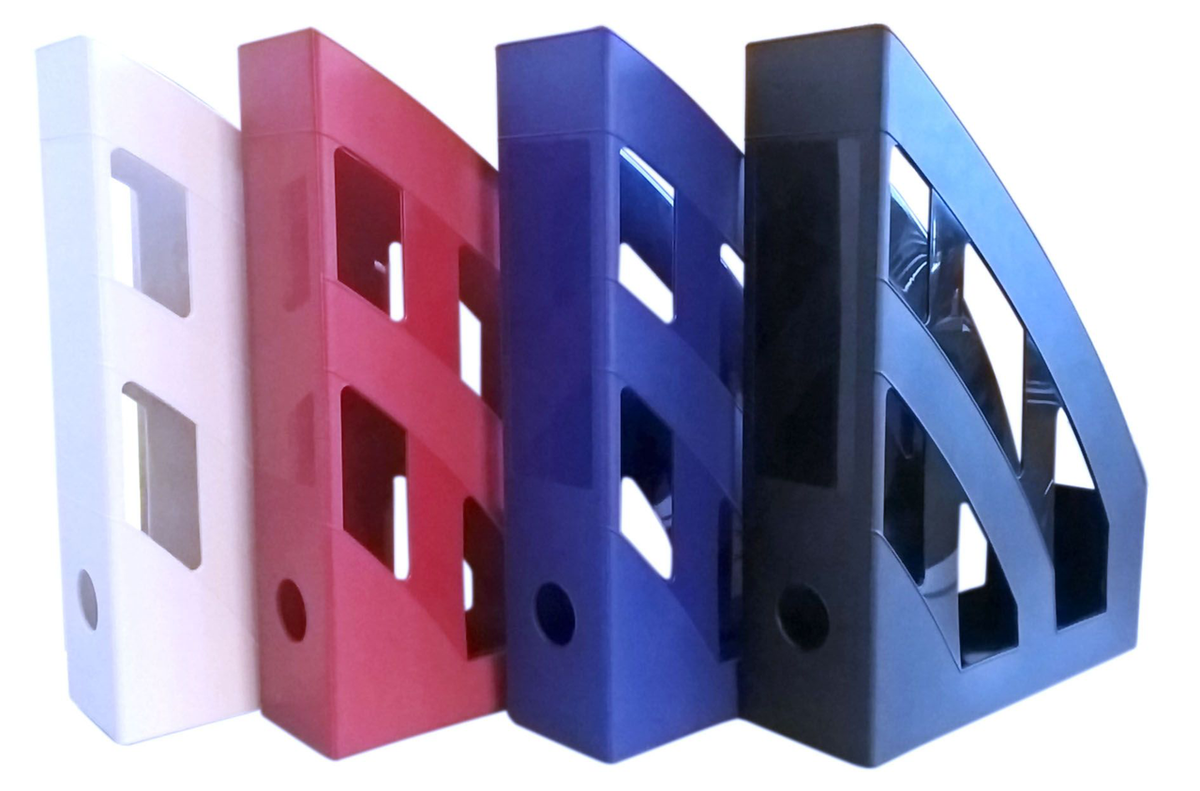 SIGMA Suport Documente Vertical Din Plastic Albastru