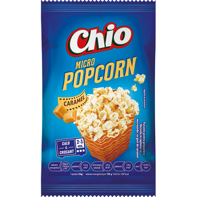 CHIO Popcorn Microunde Caramel 90 g - WALTI