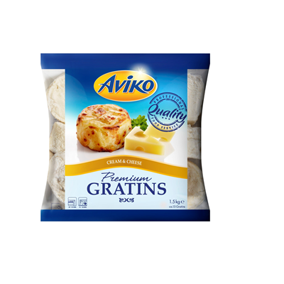 AVIKO Cartofi Gratinati cu Branza Congelati 1,5 Kg