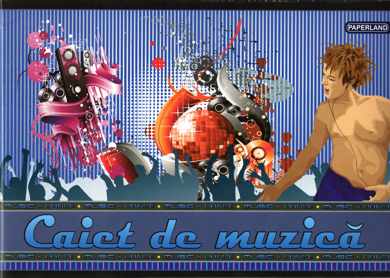 Caiet de Muzica 24 file 10 bucati