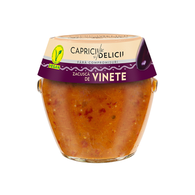 CAPRICII si DELICII Zacusca de Vinete 550 g