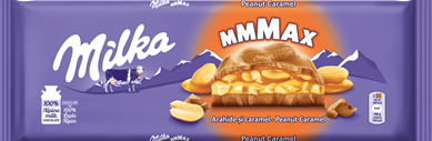 milka Ciocolata Arahide si Caramel 276 g