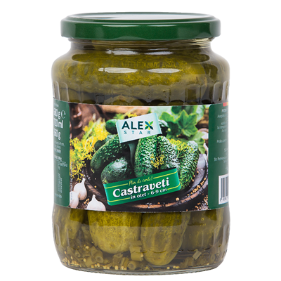 ALEX STAR Castraveti in Otet 680 g - WALTI