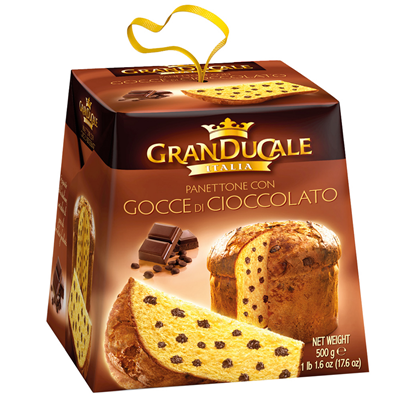 GRANDUCALE Panettone cu Fulgi de Ciocolata si Unt 500 g