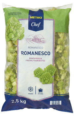 Broccoli Romanesco Congelat 2,5 Kg
