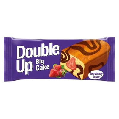 DOUBLE UP Big Cake Prajitura Crema de Capsuni 50 g - WALTI
