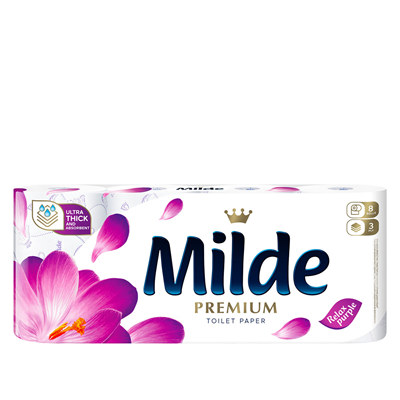 MILDE Hartie Igienica Relax Purple 8 role