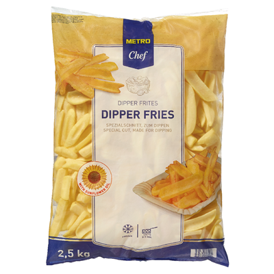 Cartofi Dipper Congelati 2,5 Kg