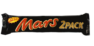 Mars Baton de Ciocolata 2 Pack 4 x 70 g
