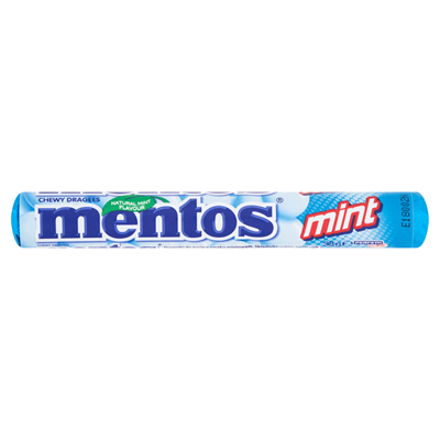 mentos Bomboane Gumate Mint Chewy Dragees 38 g - WALTI