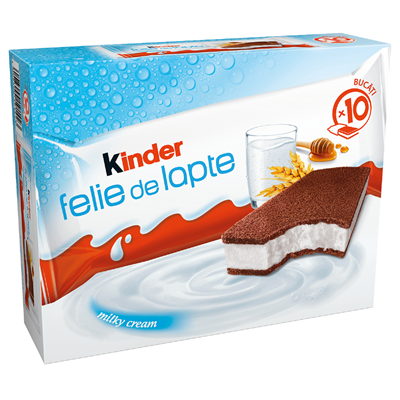 Kinder Felie de Lapte 10 x 28 g - WALTI