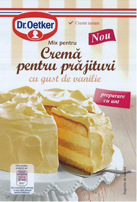 Dr.Oetker Crema Vanilie cu Unt 140 g