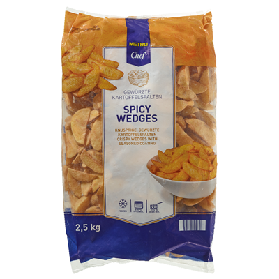 Spicy Wedges Congelati 2,5 Kg