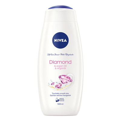 NIVEA Diamond & Argan Oil Gel Dus 500 ml - WALTI
