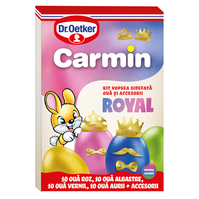 Dr.Oetker Carmin Vopsea Oua Kit Royal 20 g