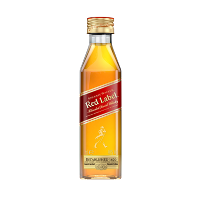 JOHNNIE WALKER RED LABEL Whisky 40%  0,05 L - WALTI
