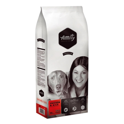 AMITY Premium Hrana pentru Caini Adulti Pui/Orez 15 Kg