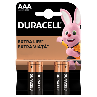 DURACELL Baterii Basic AAK LR03 4 bucati