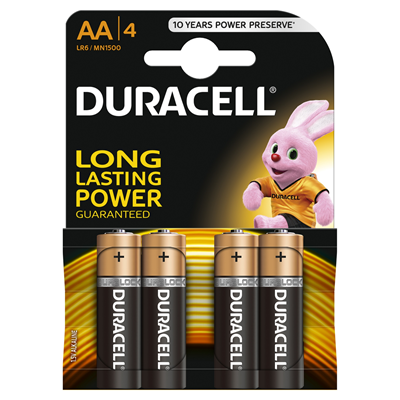 DURACELL Baterii Basic AAK LR06 4 bucati