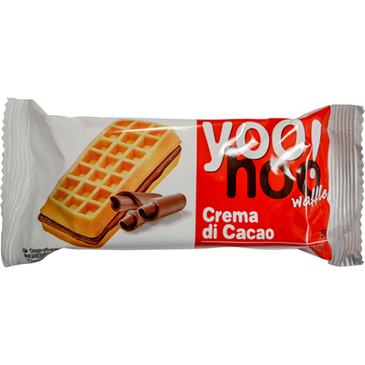 YOHOO Vafa Sandwich cu Crema de Cacao 12 x 50 g - WALTI