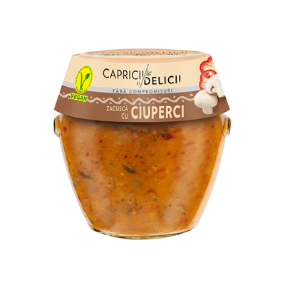 CAPRICII si DELICII Zacusca Ciuperci 550 g