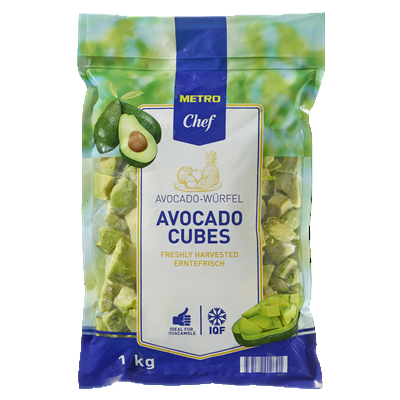 Avocado Cuburi Congelat 1 Kg