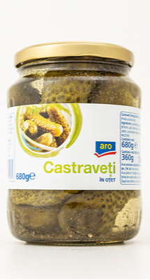 Castraveti In Otet Calibru 6-9 cm 3 x 680 G