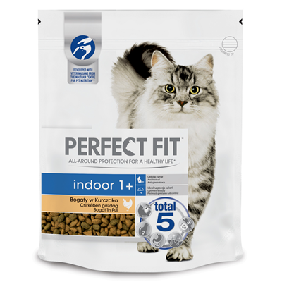 PERFECT FIT Hrana Uscata pentru Pisici Indoor cu Pui 750 g