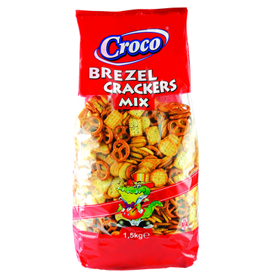 CROCO Mix Brezel & Crackers 1,5 Kg - WALTI