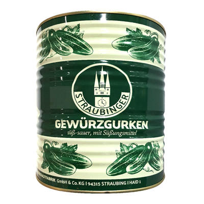 STRAUBINGER Castraveti in Otet Calibru 55-60 9,7 Kg - WALTI